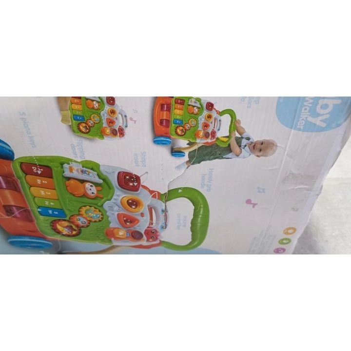 Wielofunkcyjny Interaktywny Jeździk Pchacz Chodzik Grający Przecena 1