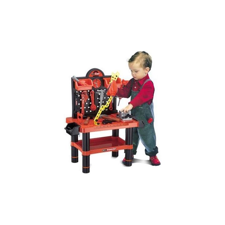 Zestaw Majsterkowicza – Warsztat stolarski ze stolikiem i narzędziami | Rozwój pasji do majsterkowania
