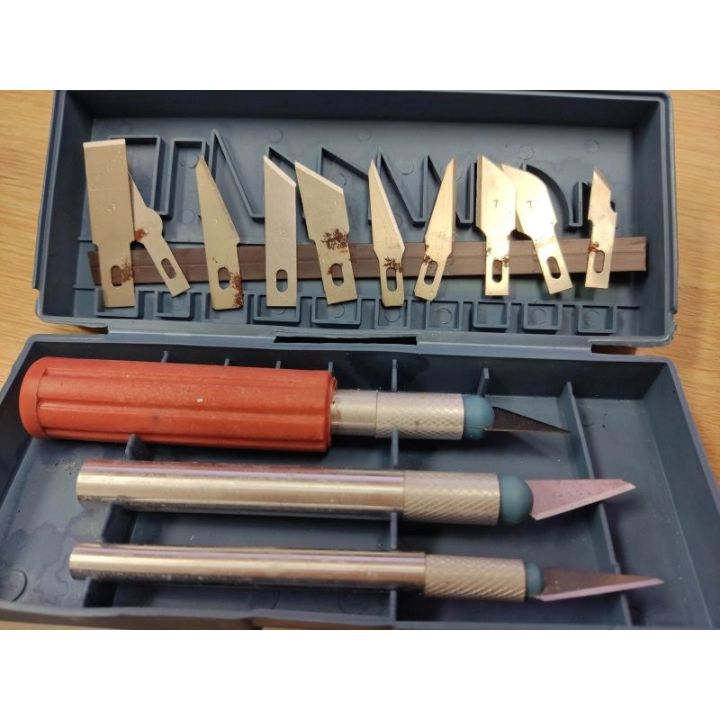 Skalpele, nożyki modelarskie - zestaw Przecena 1