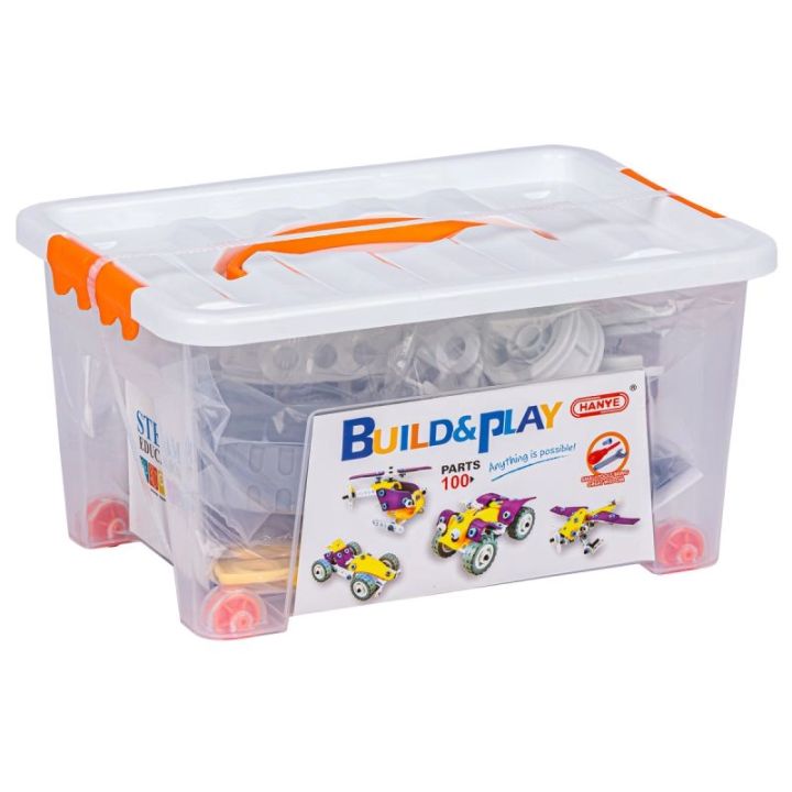 Klocki Elastyczne, Konstrukcyjne 100 El. Formuła 1, Quad, Helikopter, Samolot Do Rozkręcania I Skręcania 4w1