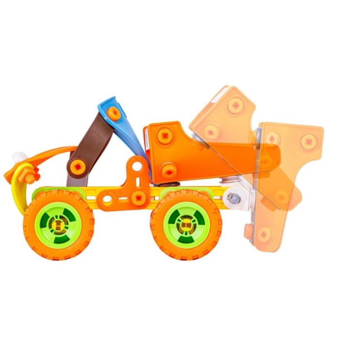 Klocki Elastyczne, Konstrukcyjne 136 El. Auto, Wyścigówka, Helikopter, Samolot Do Rozkręcania I Skręcania 5w1