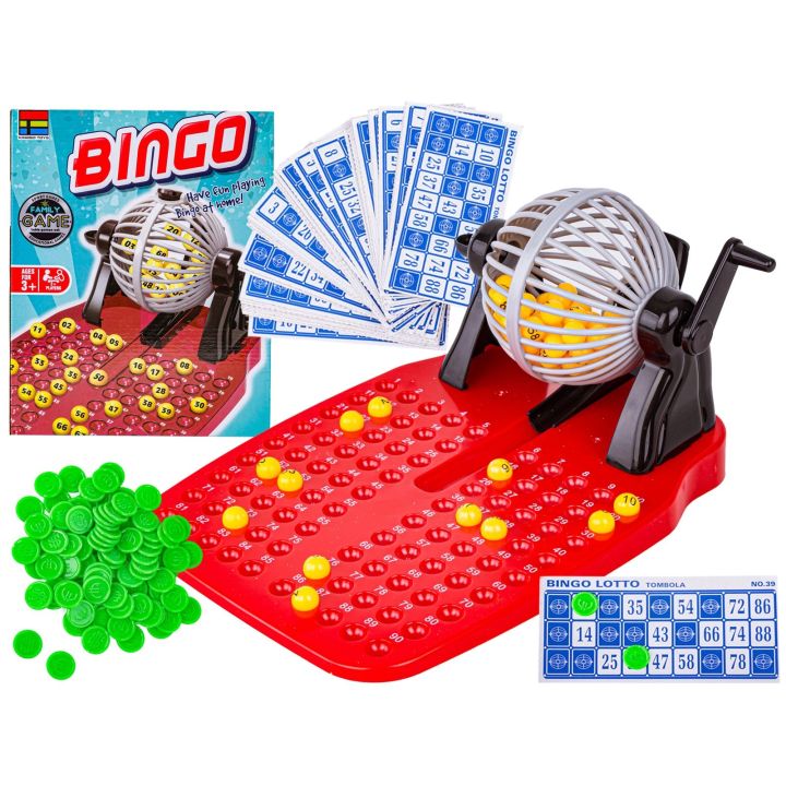 Gra Rodzinna, Towarzyska, BINGO, Loteria, Maszyna Losująca, Karty