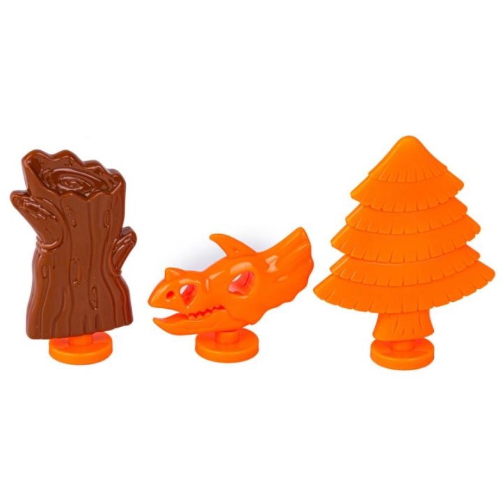 Gra Logiczna, Zbuduj Tor Dla Dinozaura, Trasa, Przeprawa Dla Dinozaura, Klocki, Tor Przeszkód