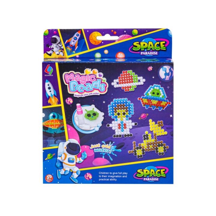 Koraliki Wodne KOSMOS, Ufo, Statek Kosmiczny, Zestaw, Akcesoria