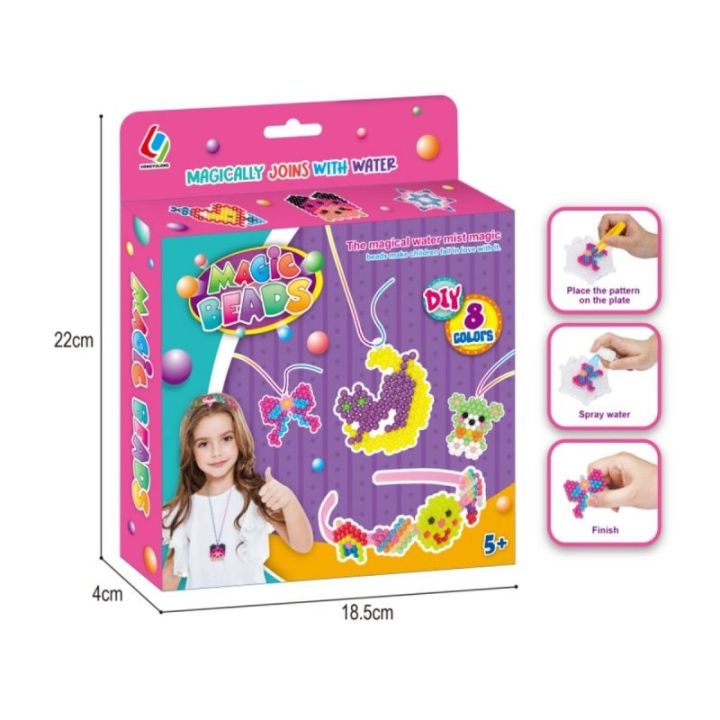 Koraliki Wodne, Zestaw Do Tworzenia Biżuterii Akcesoria 8 Kolorów