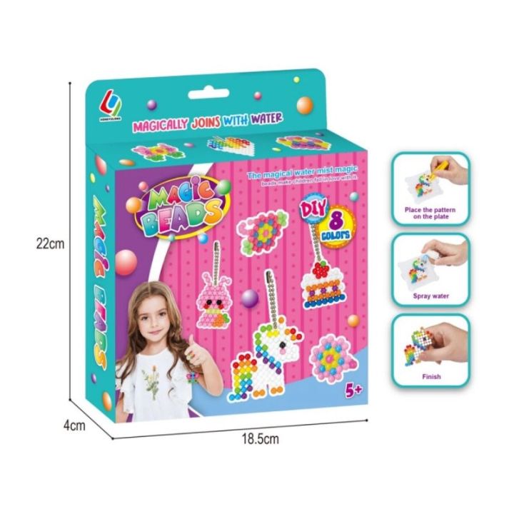 Koraliki Wodne, Zestaw Do Tworzenia Biżuterii Oraz Zawieszek, Breloczki Akcesoria 8 Kolorów