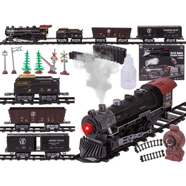 Kolejka Elektryczna Fenfa RC Pilot 2,4GHz Lokomotywa Pociąg Towarowy