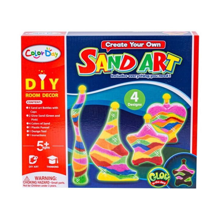 MAGICZNY PIASEK DO WYPEŁNIANIA, PIASEK DO SYPANIA, SAND ART, Kolorowe Butelki - Zrób To Sam DIY, Kreatywny Zestaw