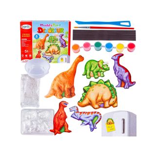 Kreatywny Zestaw Stwórz Magnes, Odlew DIY DINOZAURY Zrób To Sam