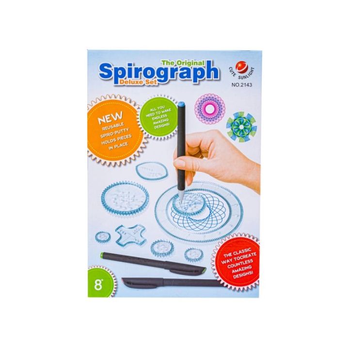 SPIROGRAF, Zestaw Do Rysowania, Szablony, Pisaki