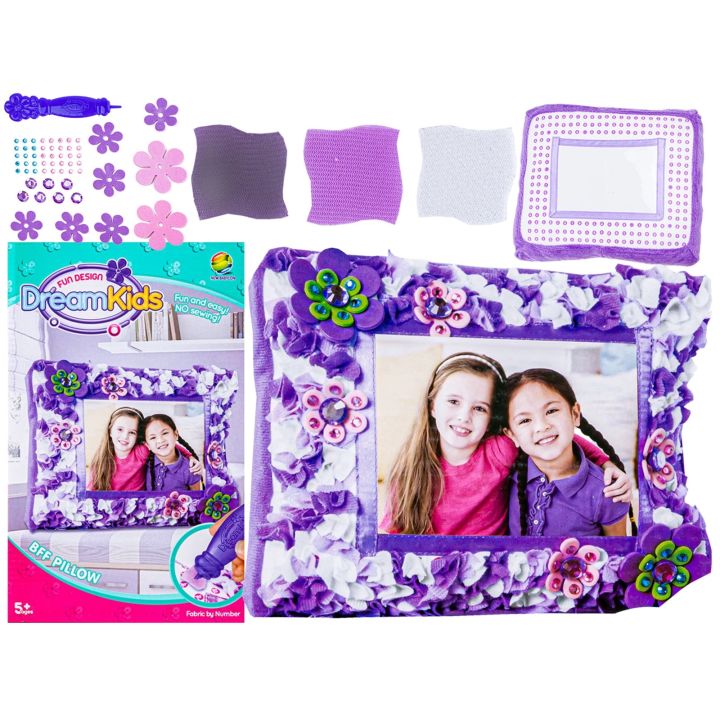 Kreatywny Zestaw DIY RAMKA NA ZDJĘCIE Do Ozdobienia, Poduszka