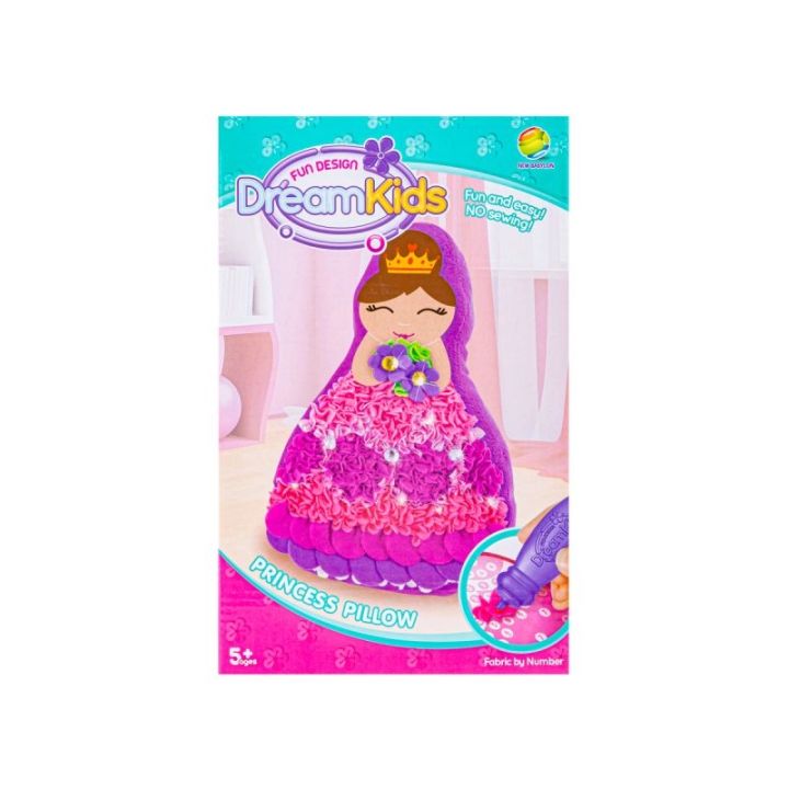 Kreatywny Zestaw Wyszywanka, Maskotka, Pluszak Do Szycia, Poduszka Do Ozdobienia DIY KSIĘŻNICZKA KRÓLEWNA