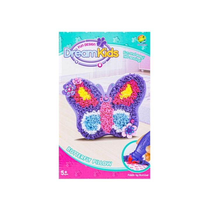Kreatywny Zestaw Wyszywanka, Maskotka, Pluszak Do Szycia, Poduszka Do Ozdobienia DIY MOTYLEK