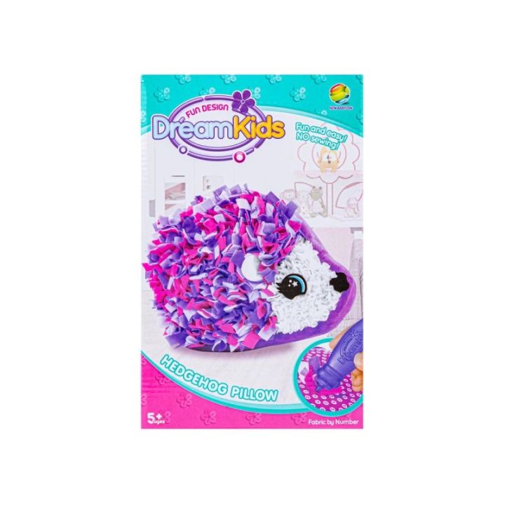 Kreatywny Zestaw Wyszywanka, Maskotka, Pluszak Do Szycia, Poduszka Do Ozdobienia DIY JEŻ