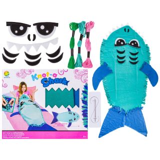 Zestaw Kreatywny, Wyszywanka, Pluszowy KOCYK, ŚPIWÓR Do Szycia DIY REKIN