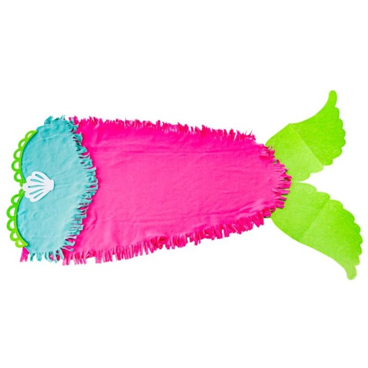 Zestaw Kreatywny, Wyszywanka, Pluszowy KOCYK, ŚPIWÓR Do Szycia DIY SYRENKA