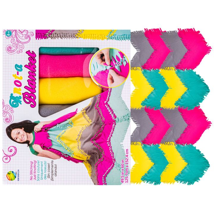 Kreatywny Zestaw, Wyszywanka, Pluszowy KOCYK Do Szycia DIY PATCHWORKOWA NARZUTKA KOC