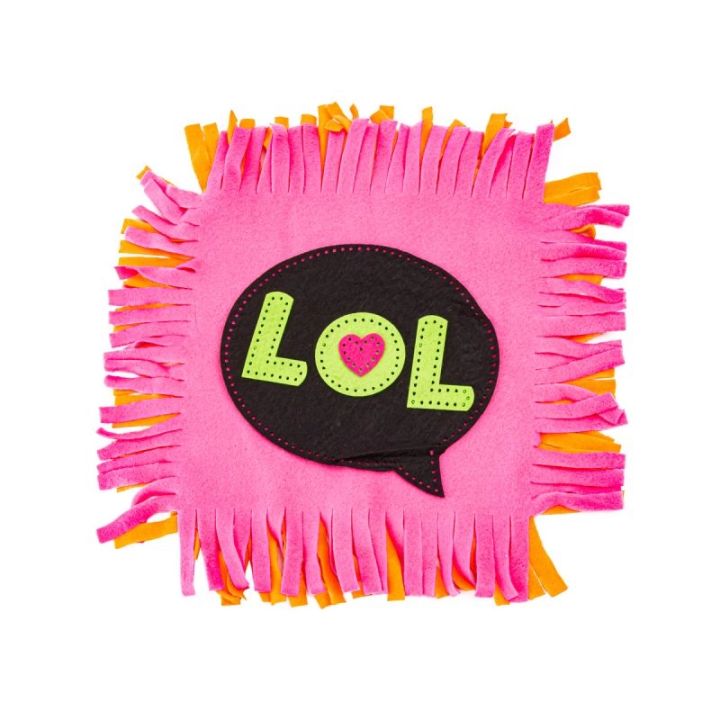 Kreatywny Zestaw, Wyszywanka, Pluszowa PODUSZKA Do Szycia DIY JASIEK