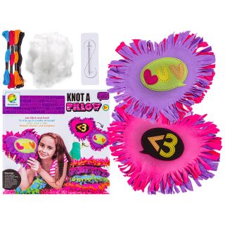 Kreatywny Zestaw, Wyszywanka, Pluszowa PODUSZKA Do Szycia DIY JASIEK SERCE SERDUSZKO