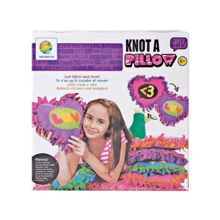 Kreatywny Zestaw, Wyszywanka, Pluszowa PODUSZKA Do Szycia DIY JASIEK SERCE SERDUSZKO