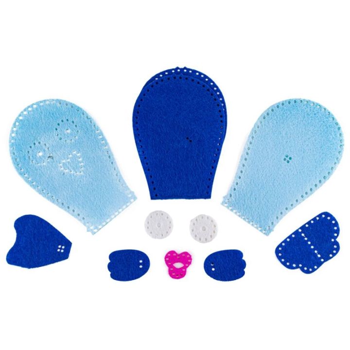 Kreatywny Zestaw Wyszywanka, Maskotka, Pluszak Do Szycia Zwierzęta Morskie RYBKA