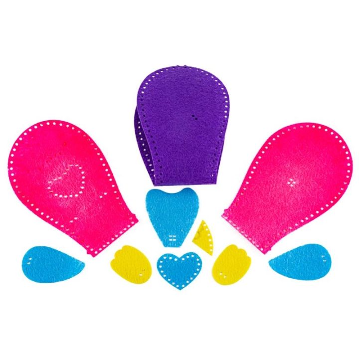 Kreatywny Zestaw Wyszywanka, Maskotka, Pluszak Do Szycia Zwierzęta Leśne PTASZEK