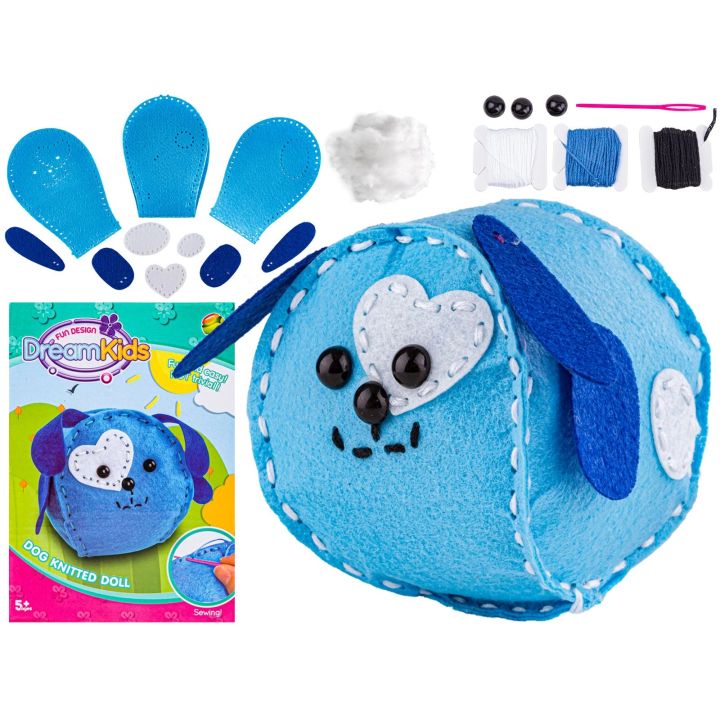 Kreatywny Zestaw Wyszywanka, Maskotka, Pluszak Do Szycia Zwierzęta Domowe PIESEK