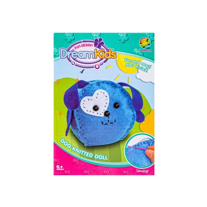 Kreatywny Zestaw Wyszywanka, Maskotka, Pluszak Do Szycia Zwierzęta Domowe PIESEK