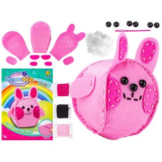 Kreatywny Zestaw Wyszywanka, Maskotka, Pluszak Do Szycia Zwierzęta Leśne ZAJĄCZEK KRÓLICZEK