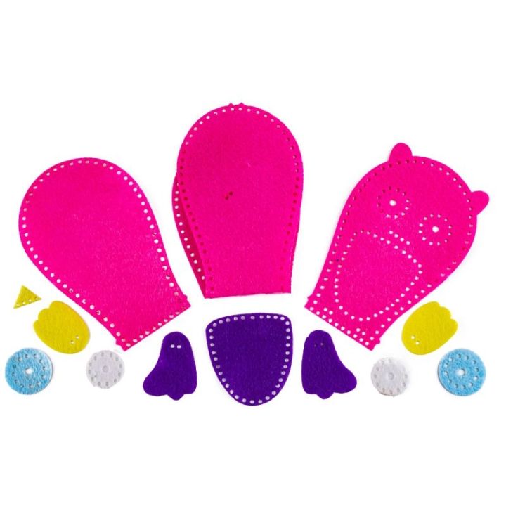 Kreatywny Zestaw Wyszywanka, Maskotka, Pluszak Do Szycia Zwierzęta Leśne SÓWKA