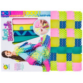 Kreatywny Zestaw, Wyszywanka, Pluszowy KOCYK Do Szycia DIY PATCHWORKOWA NARZUTKA KOC