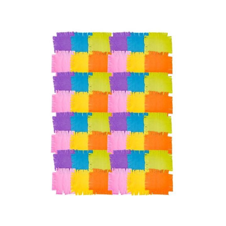 Kreatywny Zestaw, Wyszywanka, Pluszowy KOCYK Do Szycia DIY PATCHWORKOWA NARZUTKA KOC