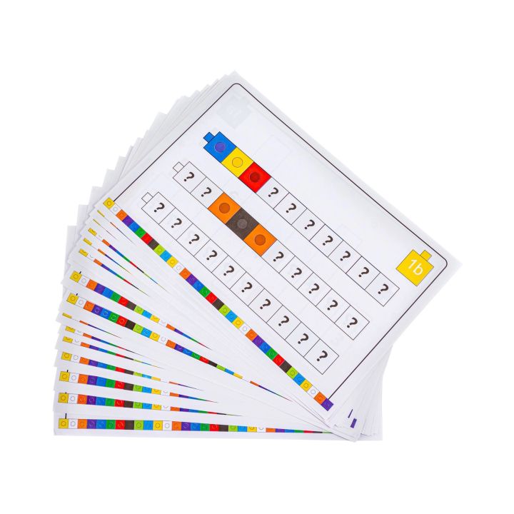 Klocki, Układanka + Karty Gra Logiczna, Nauka Liczenia I Matematyki,