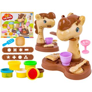 Kreatywny zestaw z masą plastyczną, ciastolina UROCZA ŻYRAFA