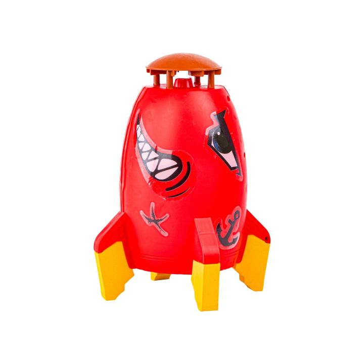 RAKIETA WODNA Wyrzutnia rakiety wodnej, Water Rocket, Zraszacz, CZERWONY REKIN