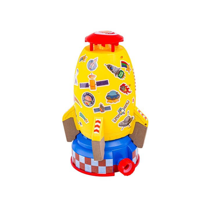 RAKIETA WODNA Wyrzutnia rakiety wodnej, Water Rocket, Zraszacz, ŻÓŁTA KOSMICZNA