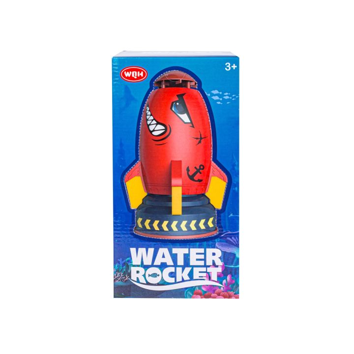 RAKIETA WODNA Wyrzutnia rakiety wodnej, Water Rocket, Zraszacz, CZERWONY REKIN Przecena 1