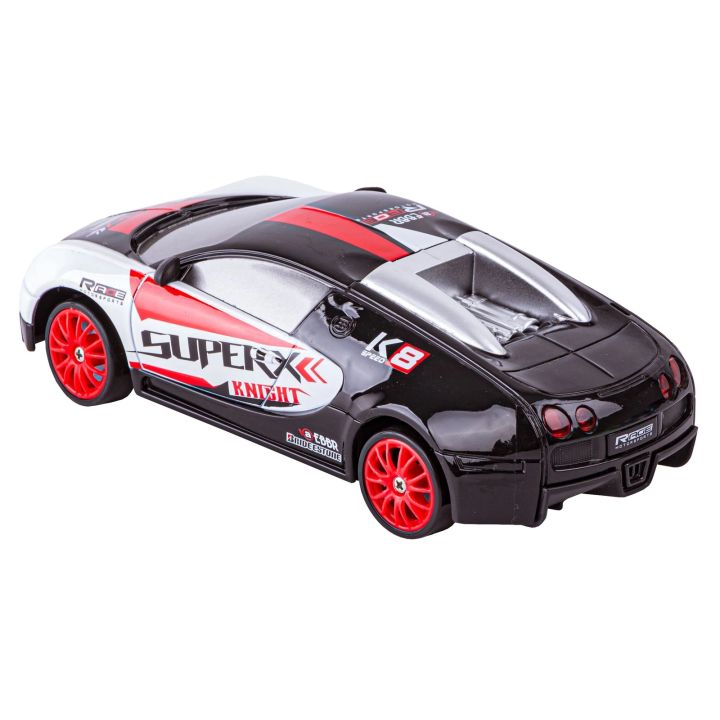 Samochód Do Driftu, Auto RC Drift 1:24 2,4 GHz 4WD CZARNO-BIAŁE BUGATTI