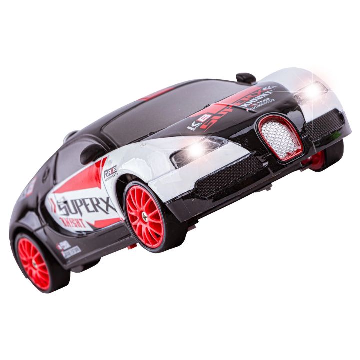 Samochód Do Driftu, Auto RC Drift 1:24 2,4 GHz 4WD CZARNO-BIAŁE BUGATTI