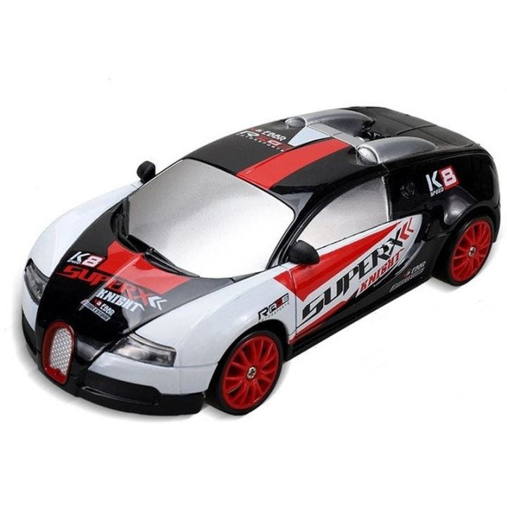 Samochód Do Driftu, Auto RC Drift 1:24 2,4 GHz 4WD CZARNO-BIAŁE BUGATTI