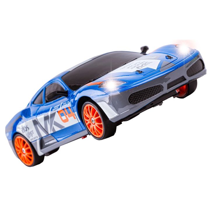 Samochód Do Driftu, Auto RC Drift 1:24 2,4 GHz 4WD NIEBIESKIE FERRARI