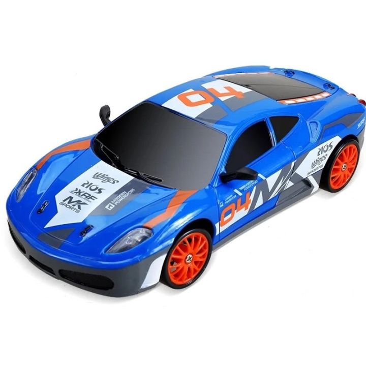 Samochód Do Driftu, Auto RC Drift 1:24 2,4 GHz 4WD NIEBIESKIE FERRARI