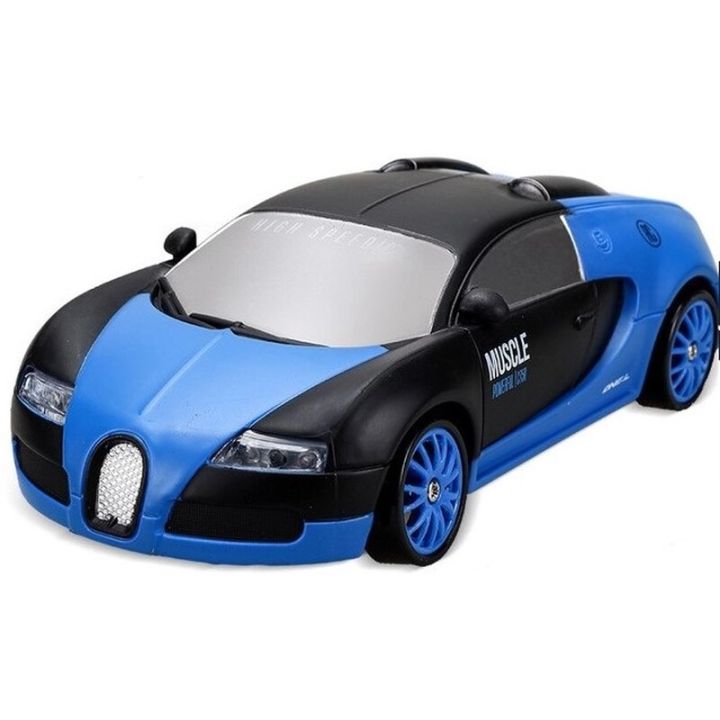 Samochód Do Driftu, Auto RC Drift 1:24 2,4 GHz 4WD CZARNO-NIEBIESKIE BUGATTI