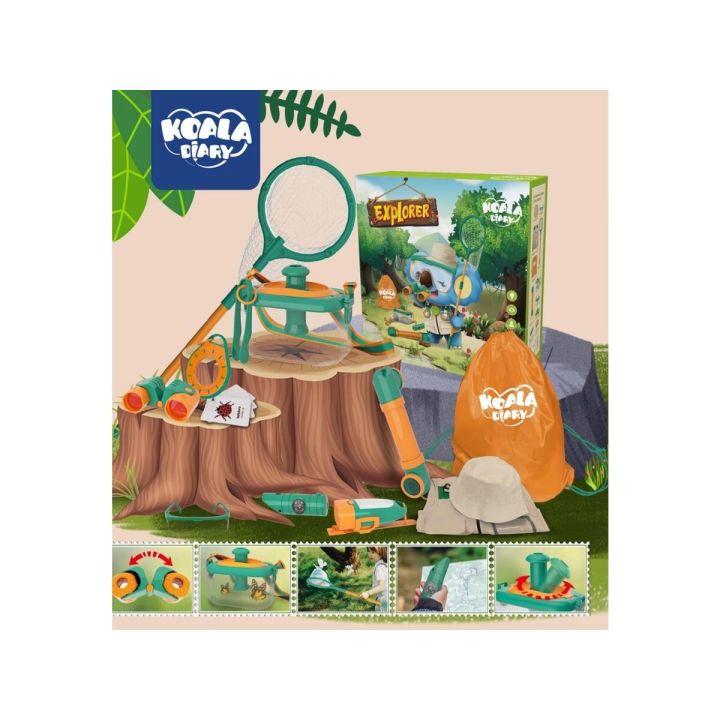 Zestaw podróżnika, małego odkrywcy  Siatka Na Motyle + akcesoria