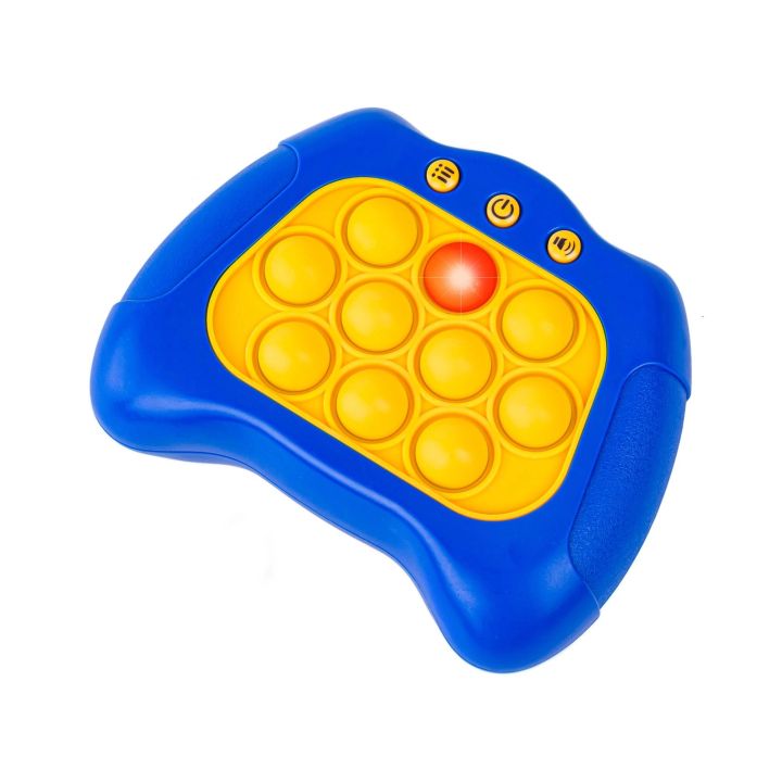 Zabawka Gra Elektroniczna Antystresowa Pop IT Sensoryczna, Wypychanka, Pad, Kontroler GRANATOWY