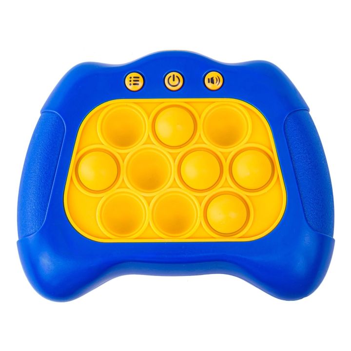 Zabawka Gra Elektroniczna Antystresowa Pop IT Sensoryczna, Wypychanka, Pad, Kontroler GRANATOWY