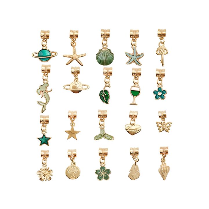 Zestaw Do Tworzenia Robienia Biżuterii, Bransoletek, Charmsy, Zawieszki, Koraliki ODCIENIE ZIELENI