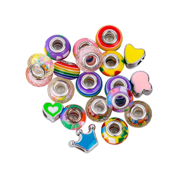 Zestaw Do Tworzenia Robienia Biżuterii, Bransoletek, Charmsy, Zawieszki, Koraliki MIX