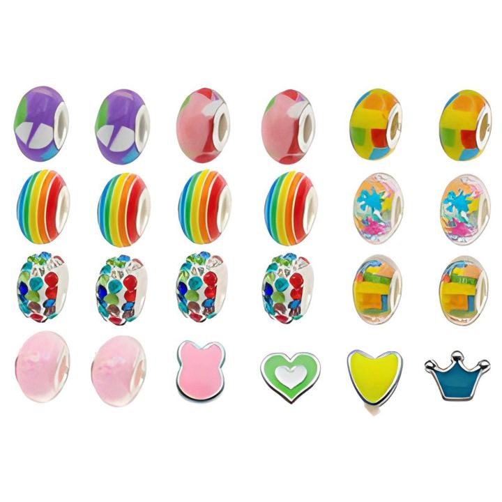 Zestaw Do Tworzenia Robienia Biżuterii, Bransoletek, Charmsy, Zawieszki, Koraliki MIX