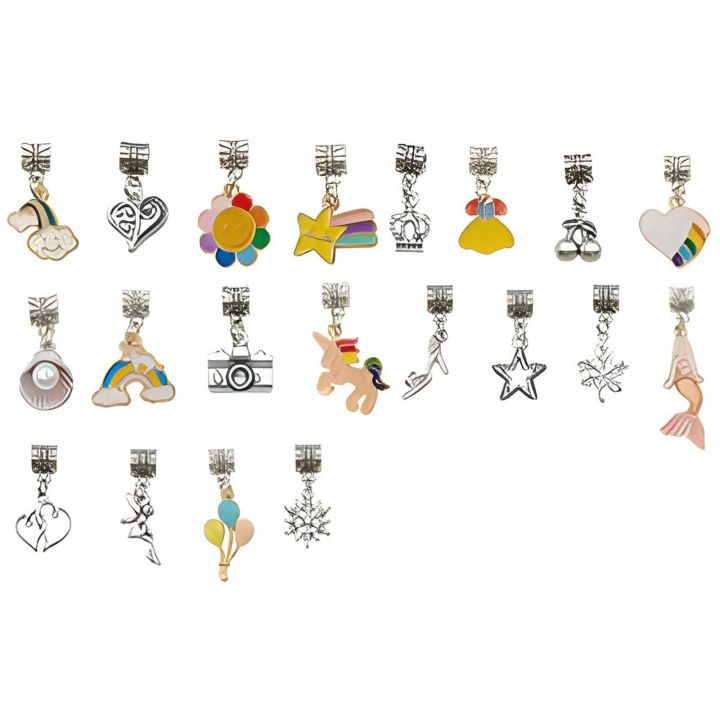 Zestaw Do Tworzenia Robienia Biżuterii, Bransoletek, Charmsy, Zawieszki, Koraliki MIX